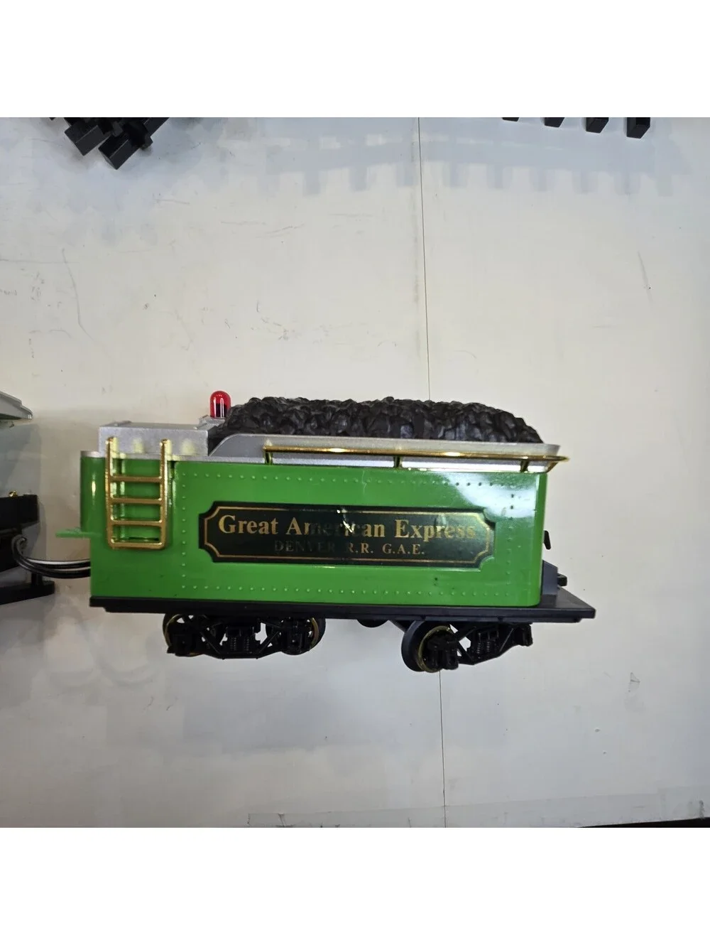 New Bright G Scale Denver Express Train W/tracks 1986 Untested